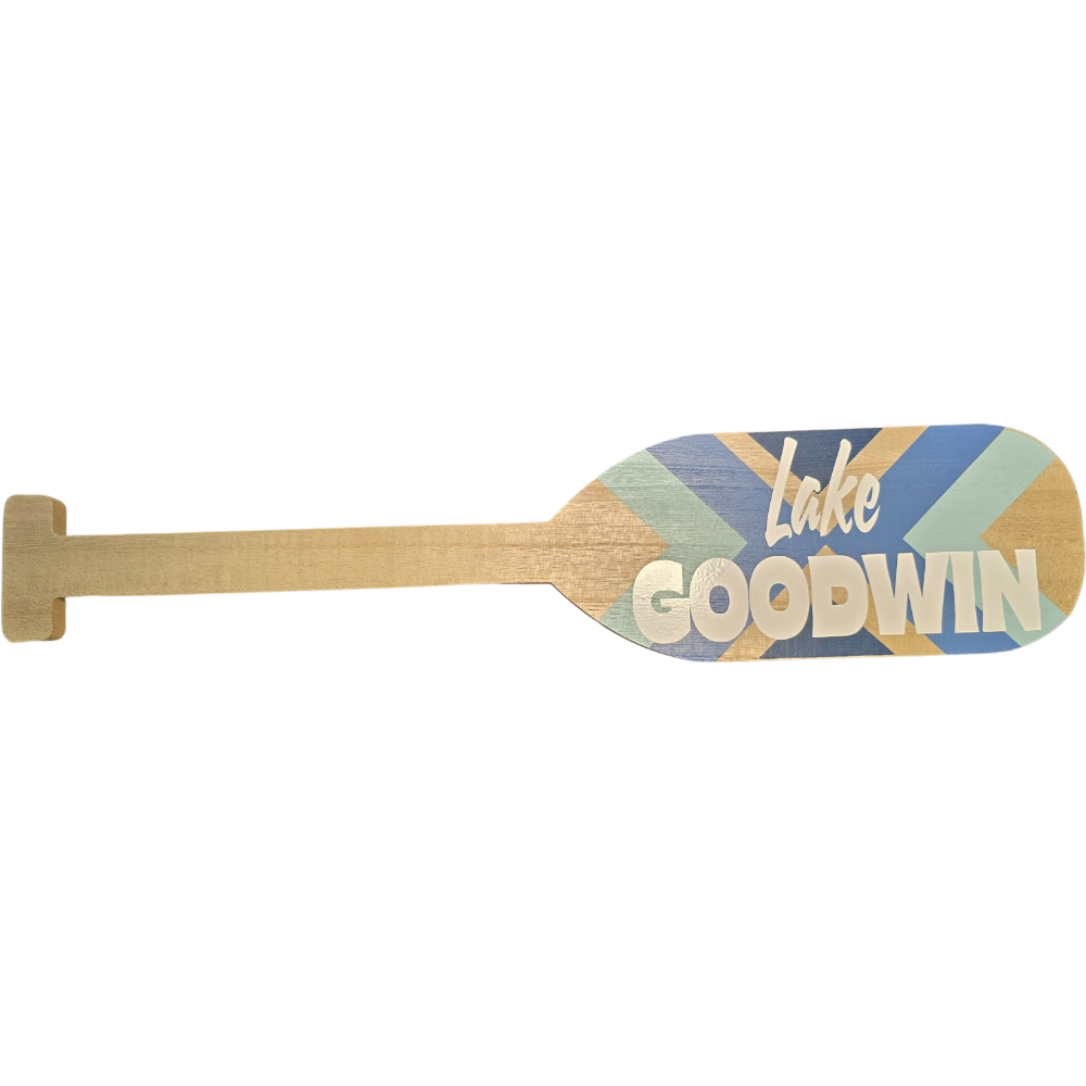 Lake Goodwin Wooden Paddle