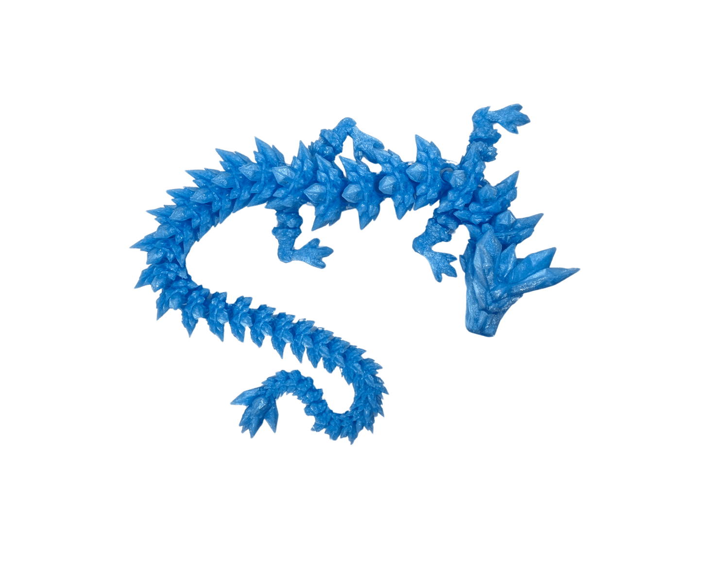 Medium 3D Printed Dragon - Wingless - Multiple Colors Available