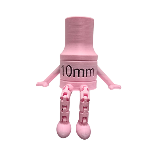 3D Print | 10mm Socket Man Pink