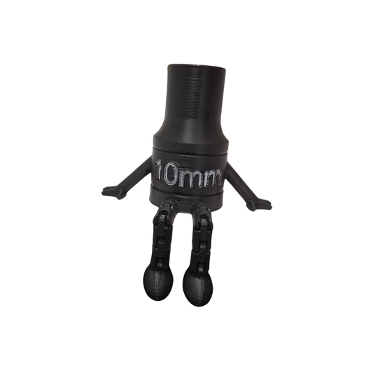 3D Print | 10mm Socket Man Black