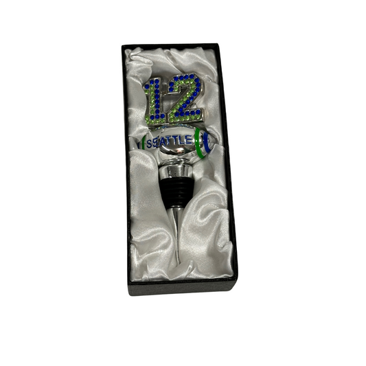 Seahawks Bling Wine Stopper