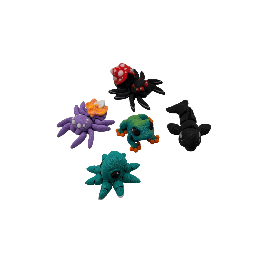 Mini 3D Printed Fidget Toys
