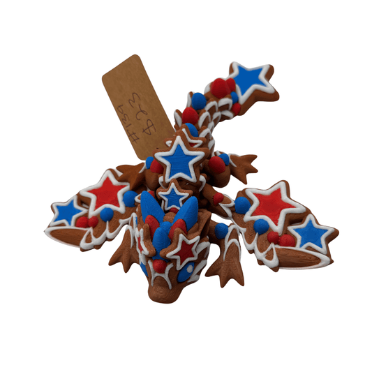 Star Cookie Dragon - 3D Printed