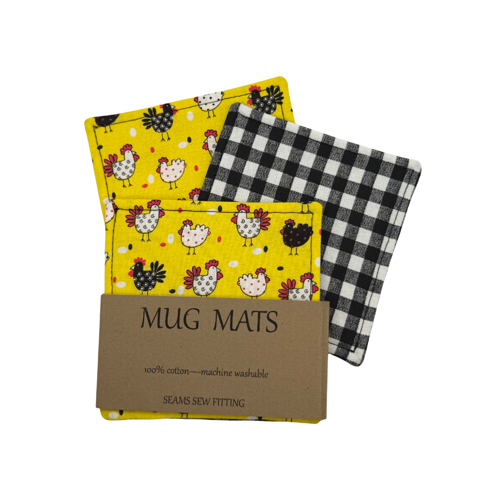 Cloth Mug Mats (Coasters) - Multiple Variants