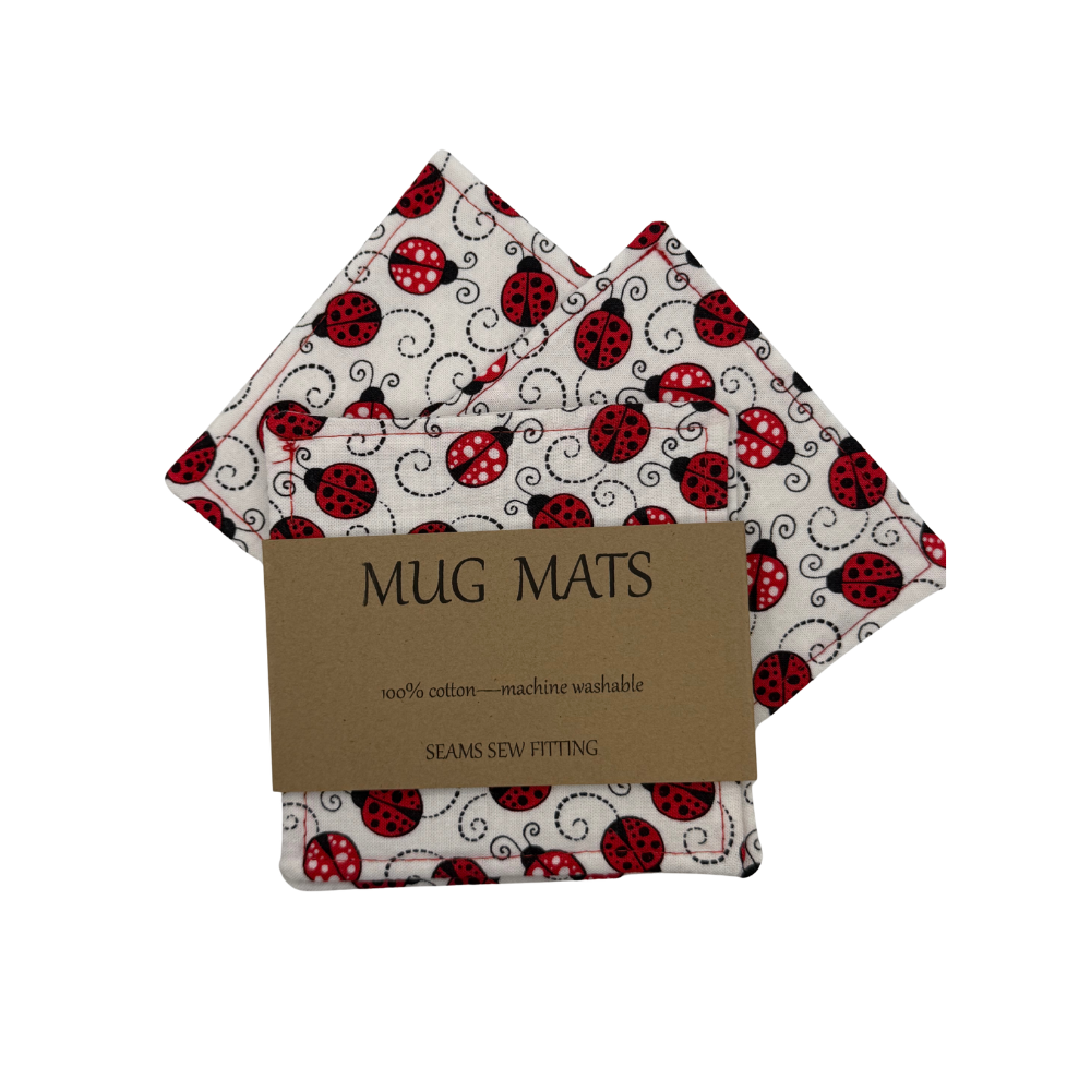 Cloth Mug Mats (Coasters) - Multiple Variants