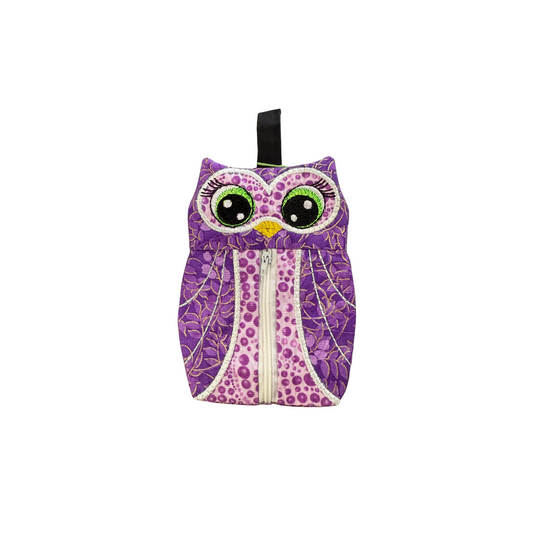 Small Owl Zipper Bag for Kids