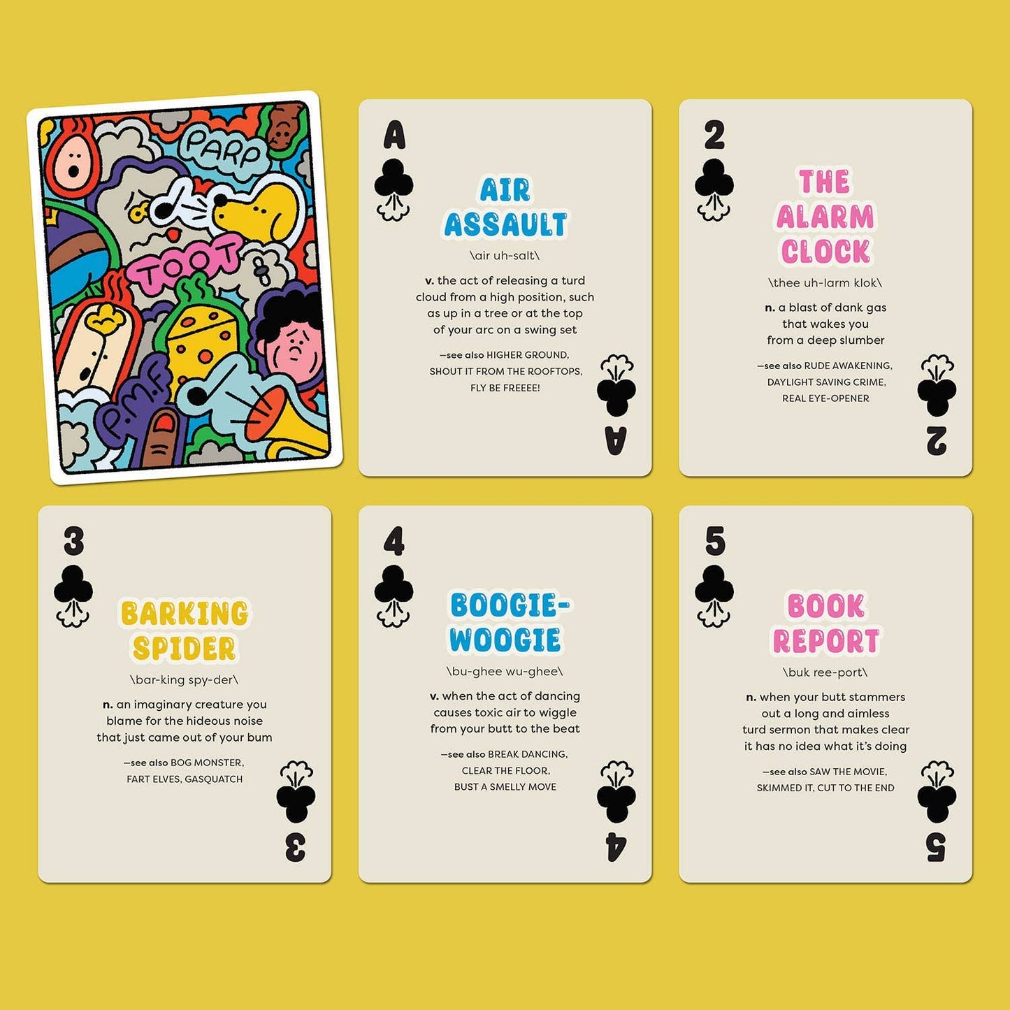 Knock Knock Kids - Fart Card Deck