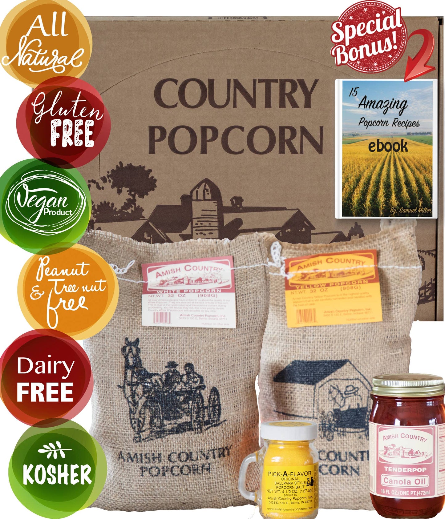 Deluxe Popcorn Lover's Gift Set