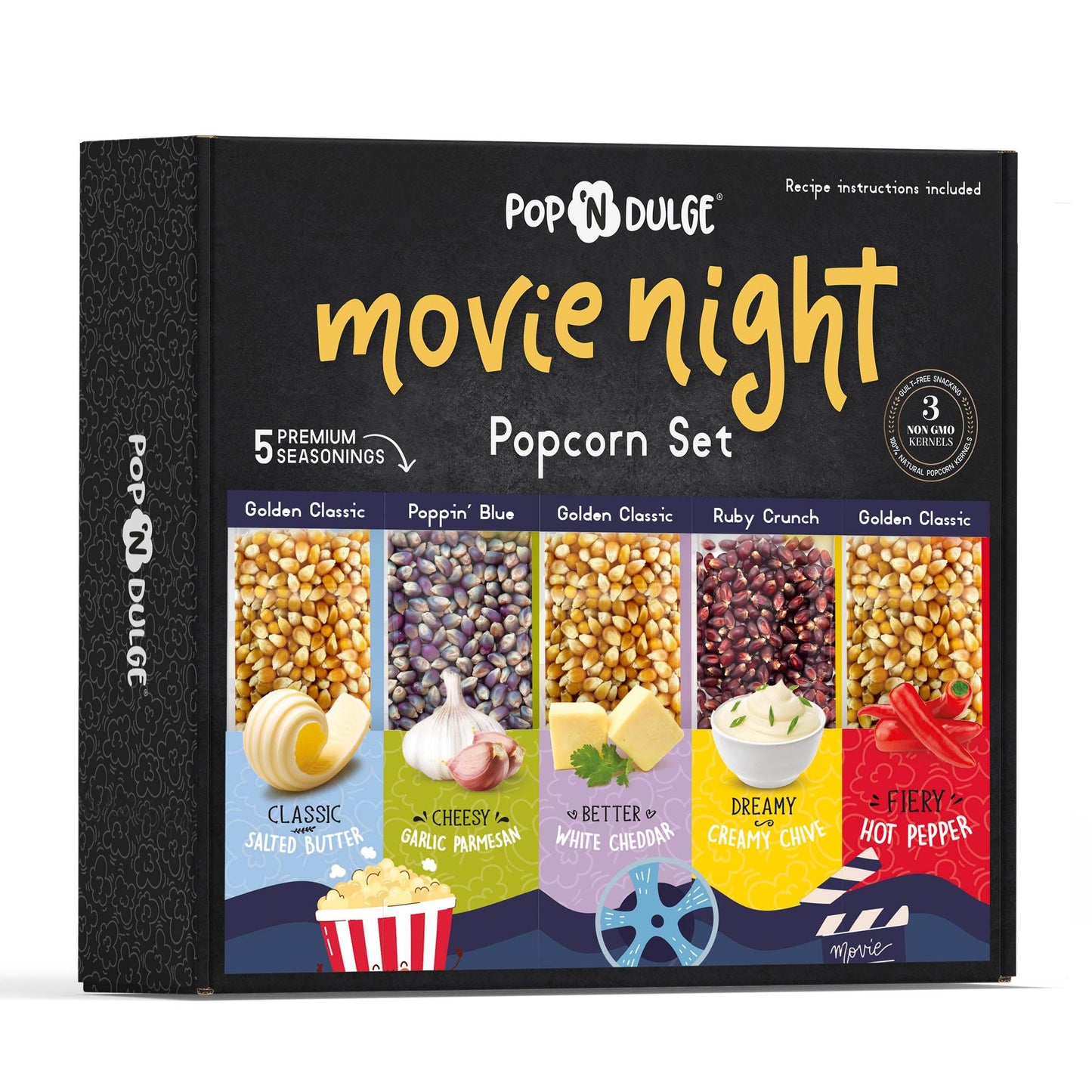 Movie Night Gift Basket Popcorn Gift Set