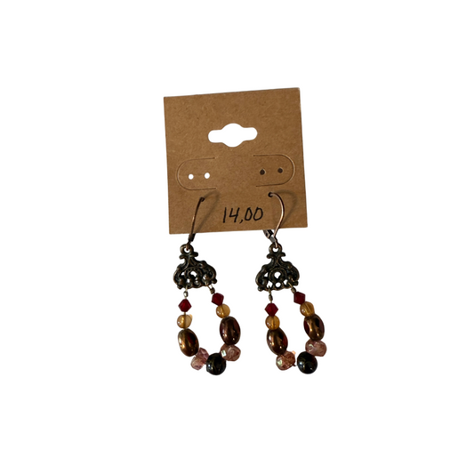 Handmade Antique Copper Earring Hoops