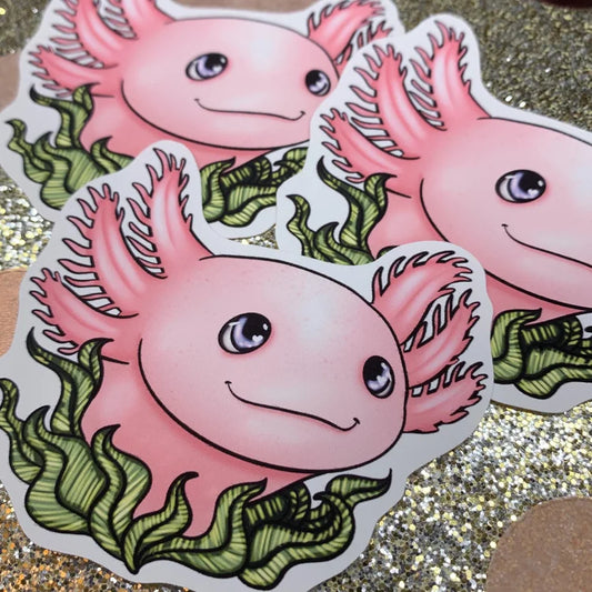 Axolotl Sticker - Original Artwork