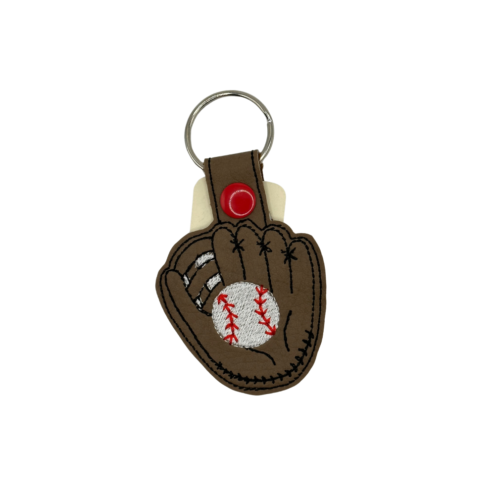 Sports Embroidered Keychain