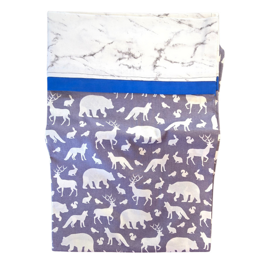 Bears, Deer, Bunnies Pillow Case