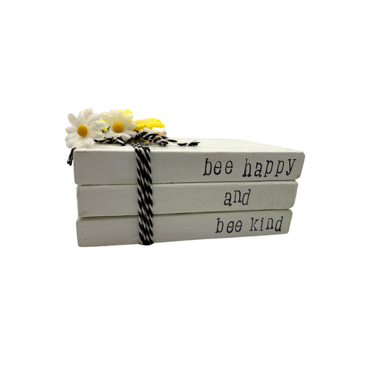 Bee Happy & Bee Kind Book Stack