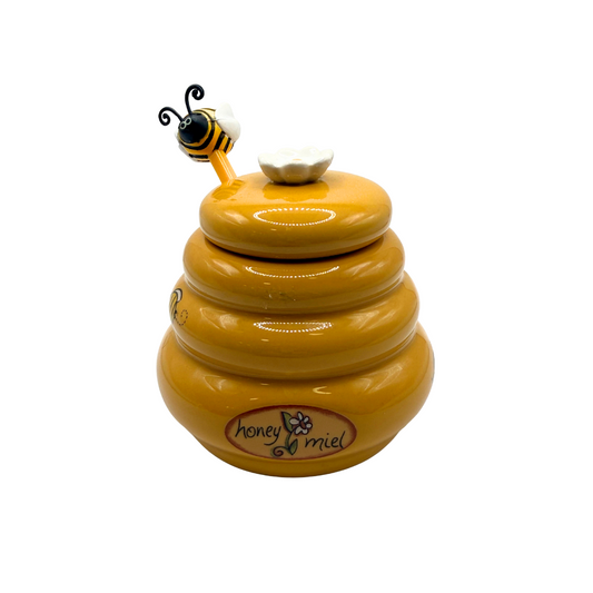 Ceramic Bee Skep / Honey Holder