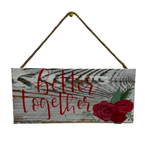 Better Together Wood Wall Hanging