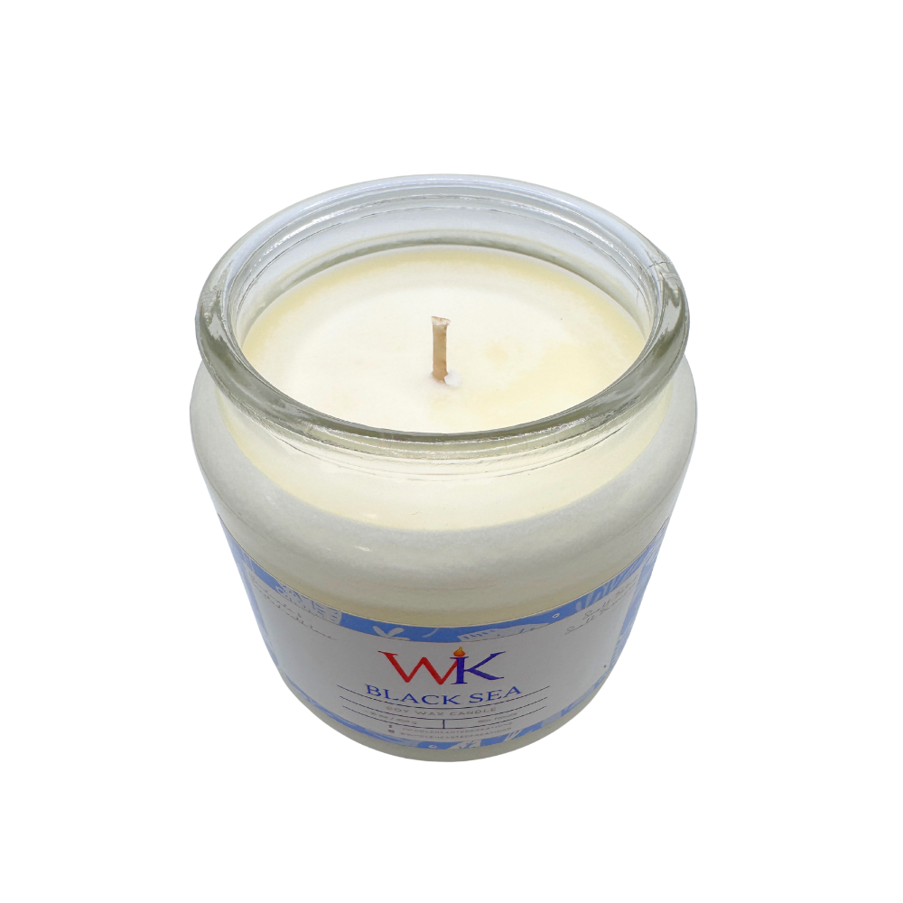 Black Sea | Premium 17oz Soy Candle | Hand-Poured in Glass