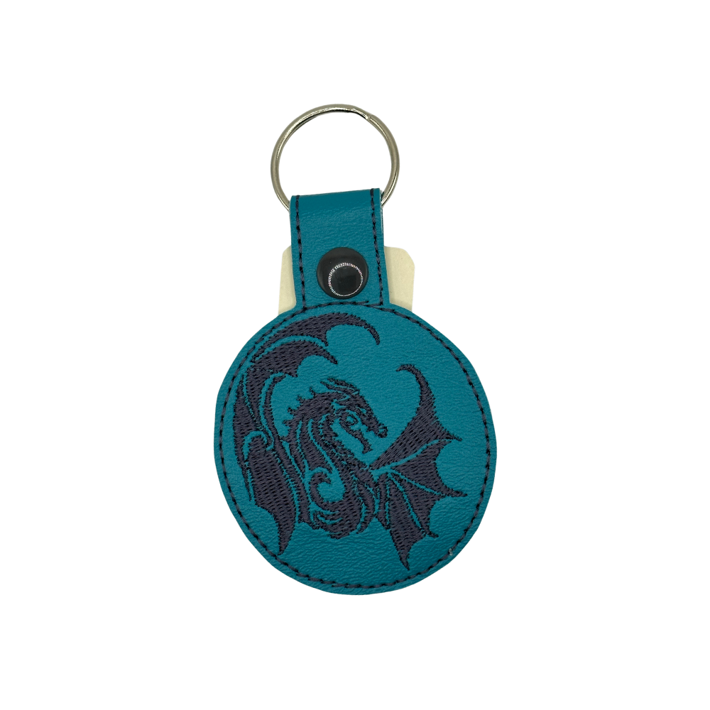 Cute Animal & Fantasy Creature Embroidered Keychain