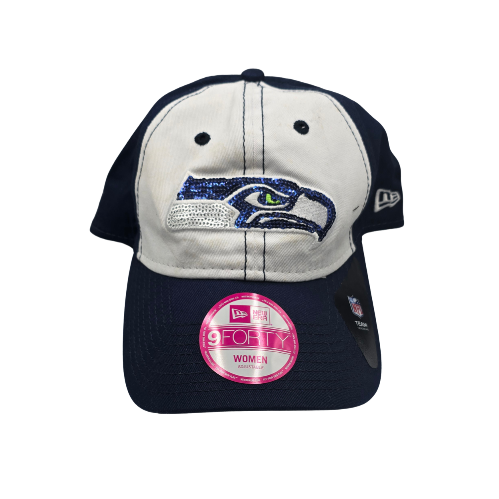 Seahawks Women's Two Tone Blue/White Sparkle Hat