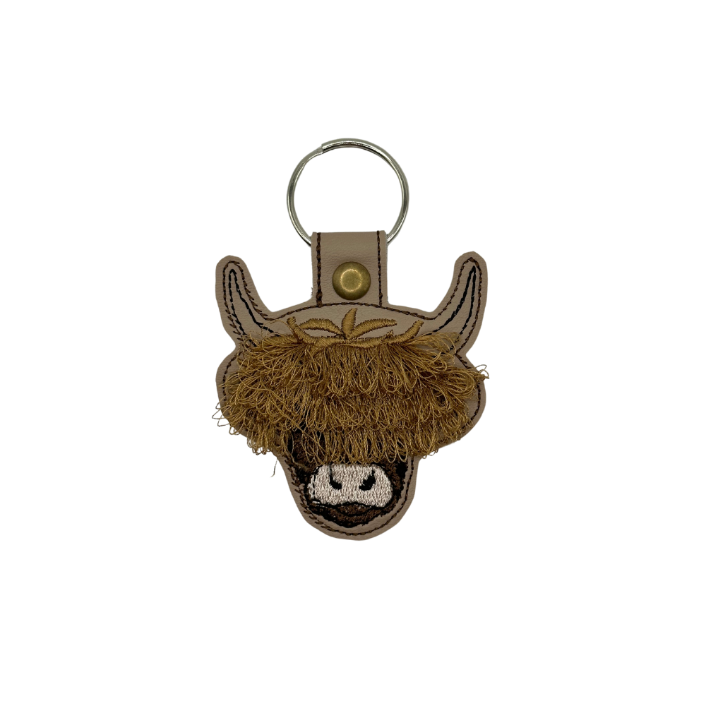 Cute Animal & Fantasy Creature Embroidered Keychain