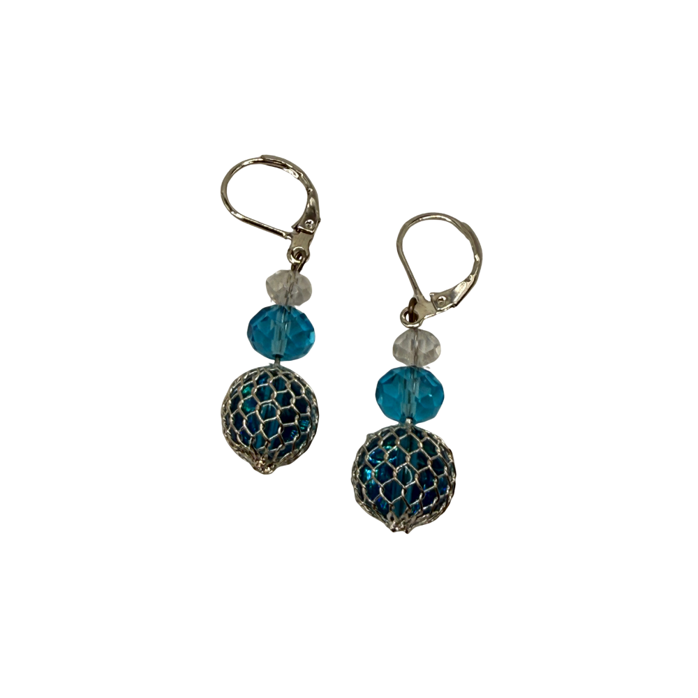 Handcrafted Beaded Clip-On Earrings