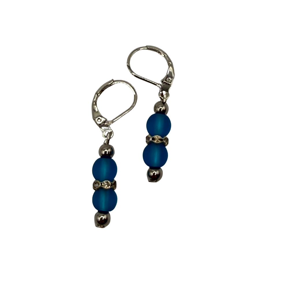 Handcrafted Beaded Clip-On Earrings