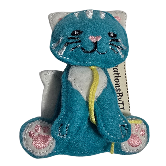 Pocket Pal Teal Cat