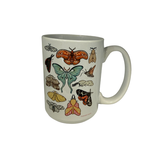 Ceramic Coffee Mug - Moths