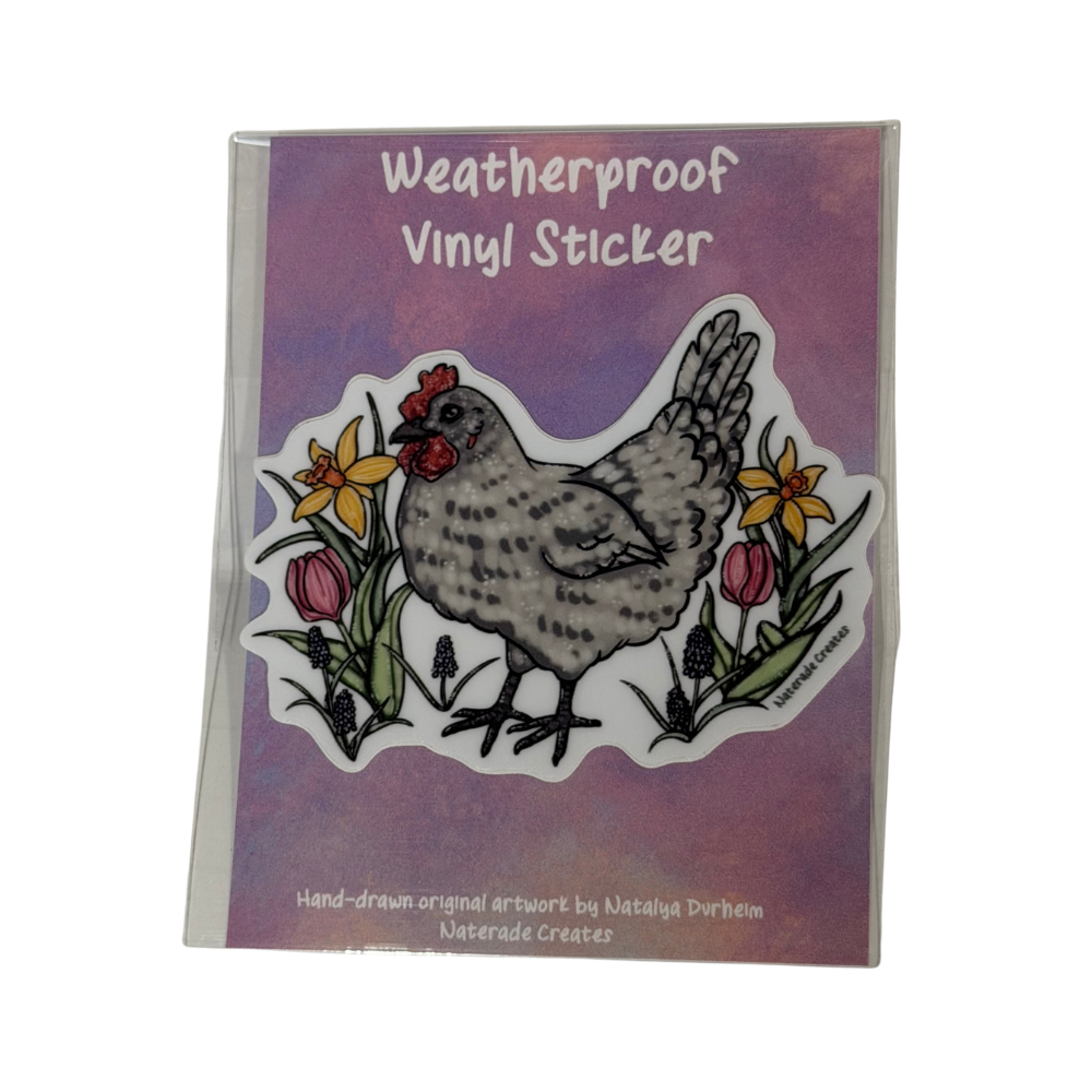 Chicken Sticker - Original Artwork