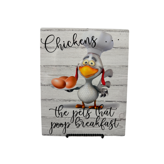 Metal Signs 8" x 10 - Garden - Chicken- Dad's Garage - Dog