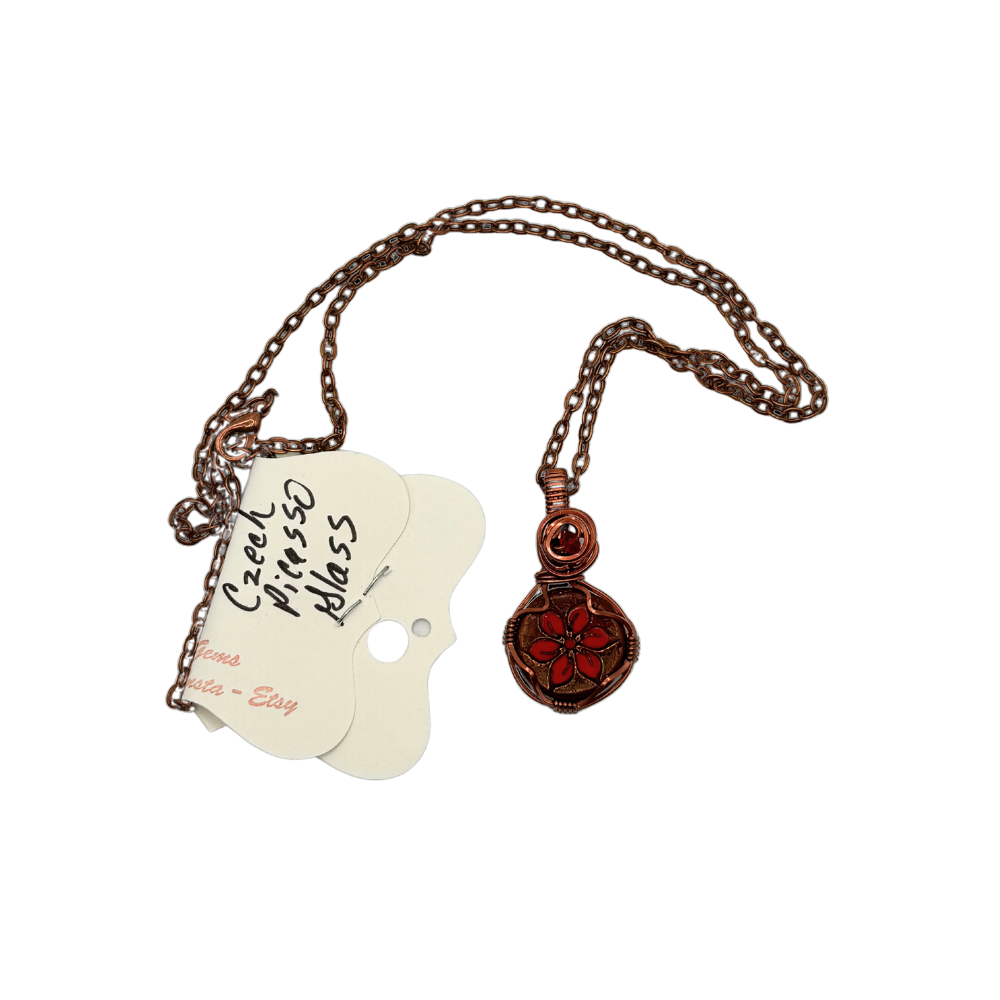 Holiday Inspired Wire-Wrapped Gemstone Necklaces