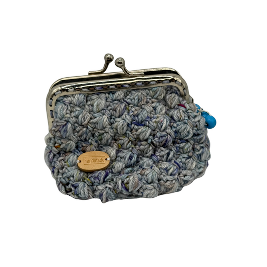 Handmade Knitted Coin Purse - Small