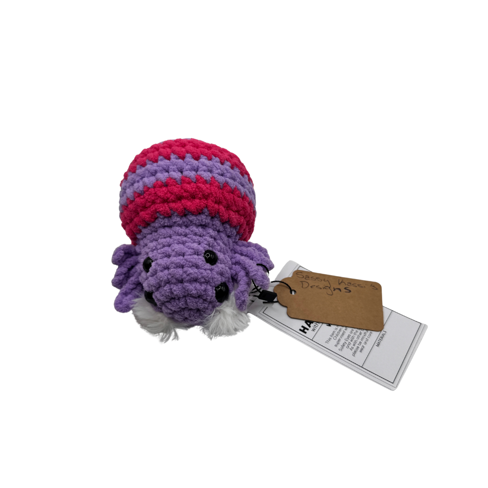 Mini Crocheted Spider - Multiple Colors Available