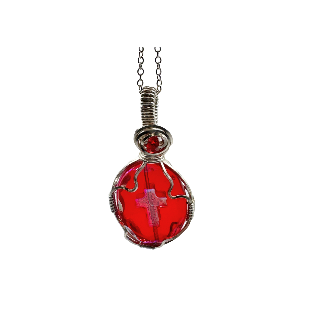 Holiday Inspired Wire-Wrapped Gemstone Necklaces