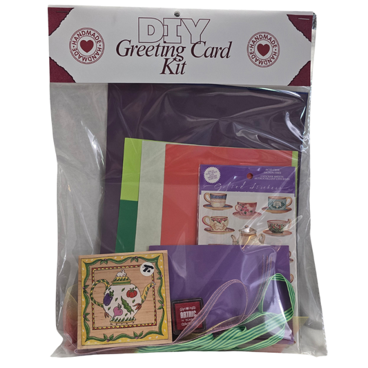 DIY Greeting Card Kit - Teapots