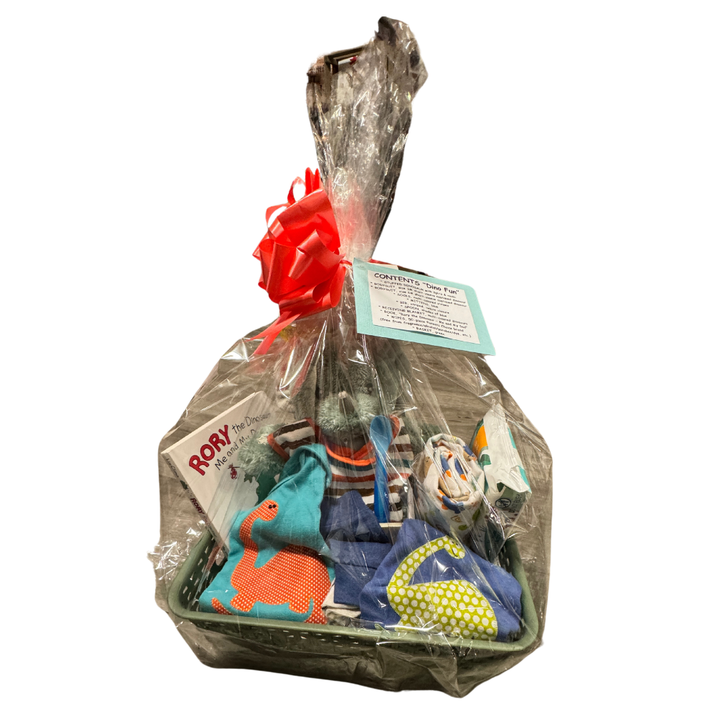 Dinosaur Gift Basket - Gifts For Baby