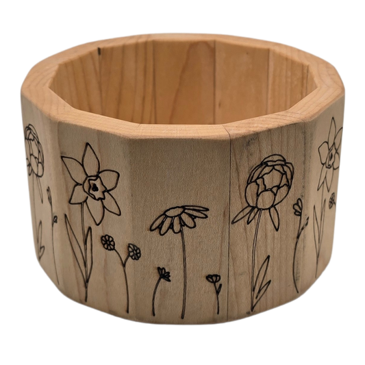 Multi-Purpose Bowl - Planter, Organizer & Decor w/Flowers