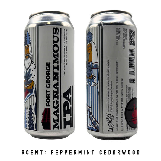 Fort George Upcycled Can-dle - 16oz - Scent: Peppermint, Cedarwood