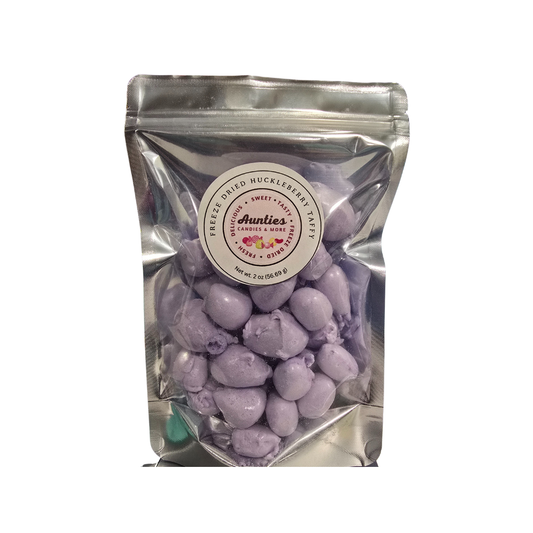 Freeze Dried Salt Water Taffy-Huckleberry