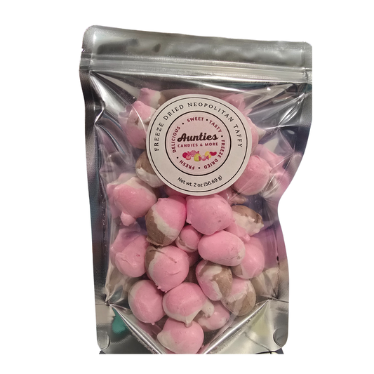 Freeze Dried Salt Water Taffy-Neopolitan