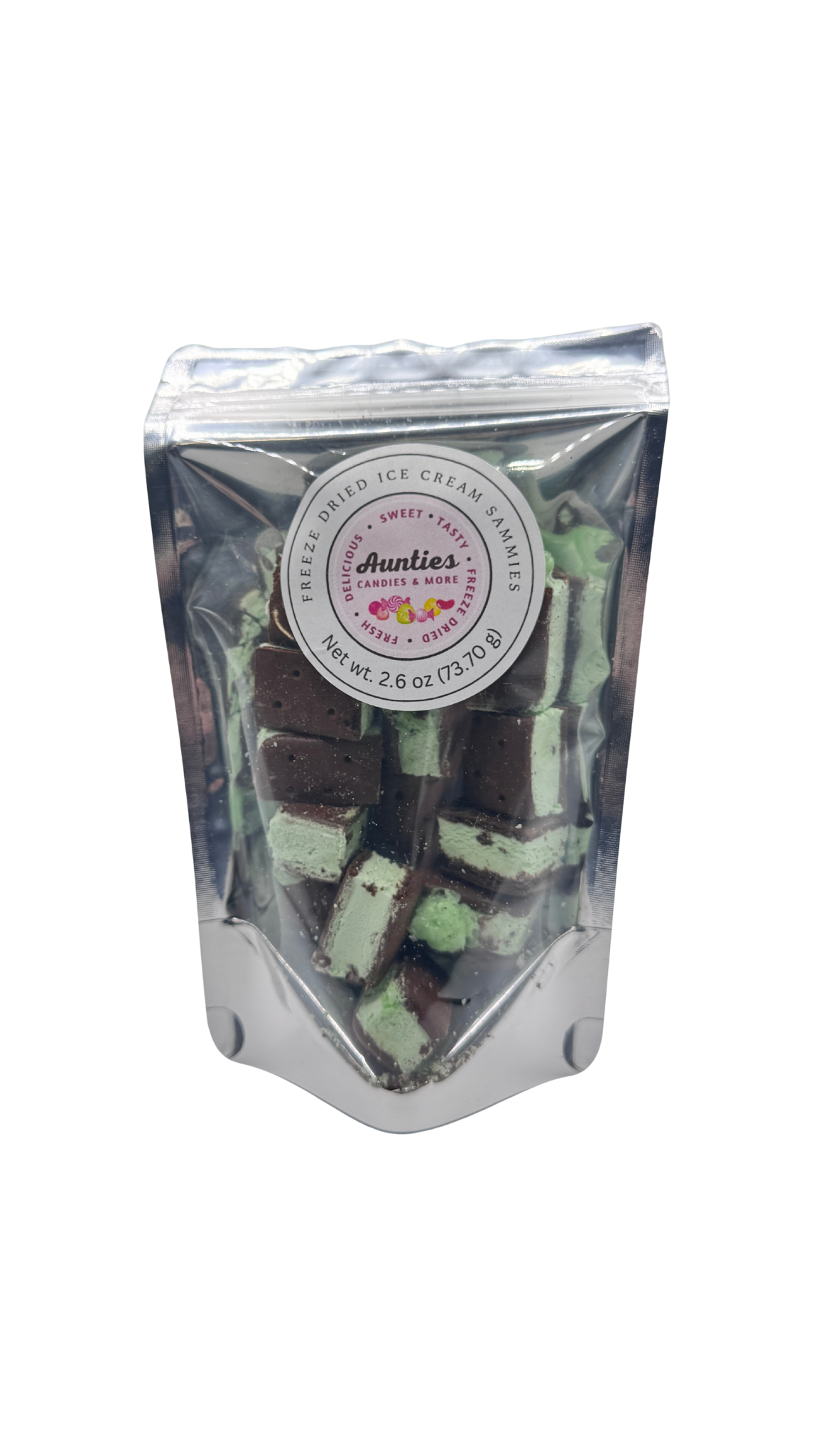 Ice Cream Sandwich Mint Chip | Freeze Dried Candies | 2.6oz