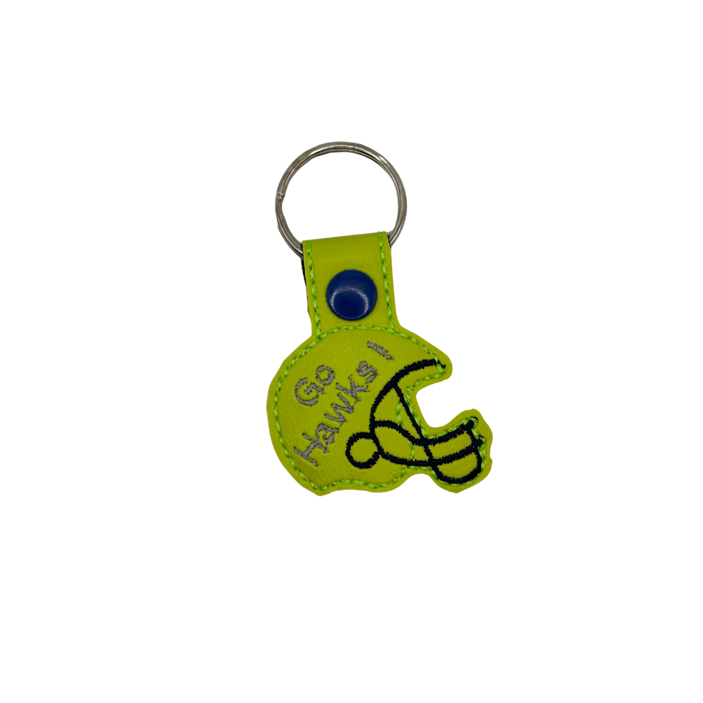 Sports Embroidered Keychain