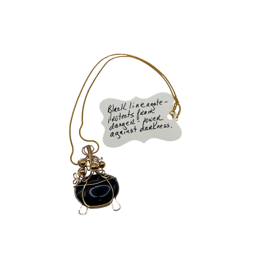 Gold Witches' Cauldron Necklace