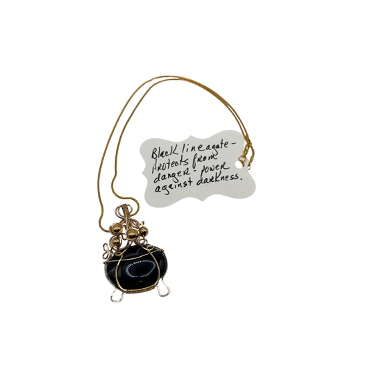 Gold Witches' Cauldron Necklace