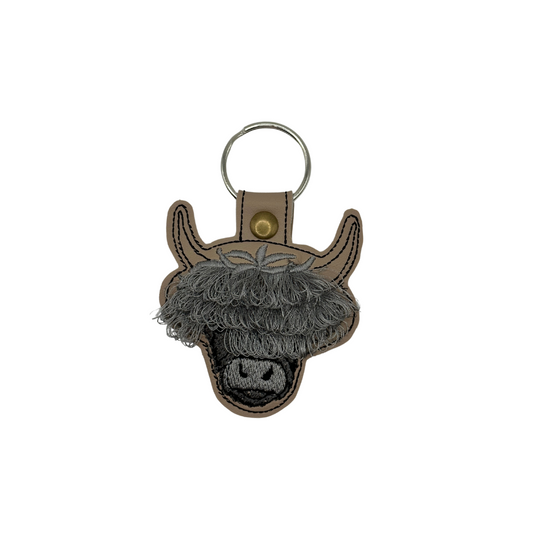 Cute Animal & Fantasy Creature Embroidered Keychain