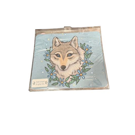Wolf Mousepad - Original Art Work