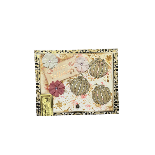 Decorated Cigar Box Fall/Happy Fallidays