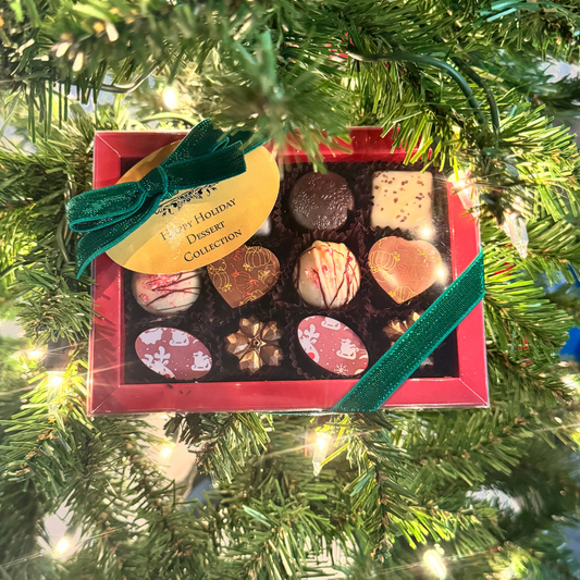 Happy Holiday Dessert Collection - Gourmet 12 Piece Chocolate