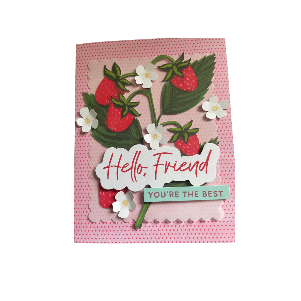 Strawberry Sweetness Greeting Cards by All Things Paper - Multiple Designs Available