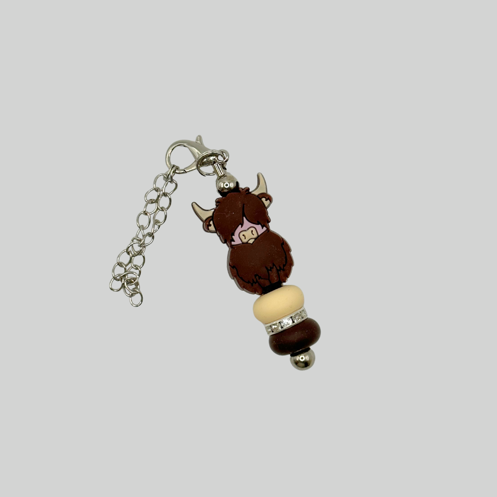 Tumbler Charm - Beaded Tumbler Accessory